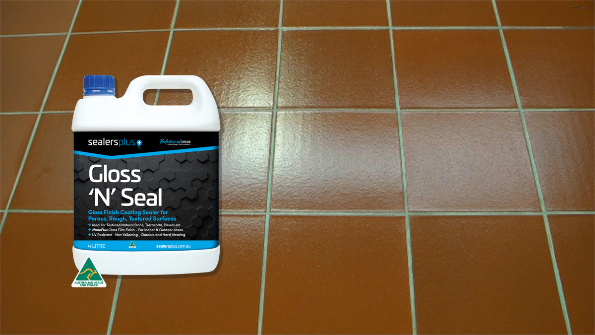 GLOSS'N'SEAL - High Gloss Coating Sealer for Porous Textured Surfaces